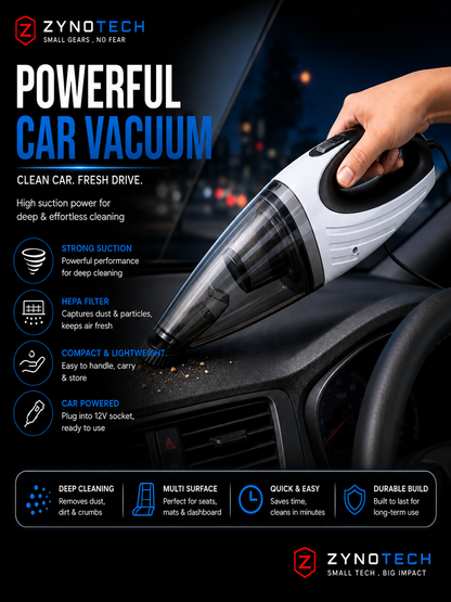 Handy Car Vacuum Cleaner
